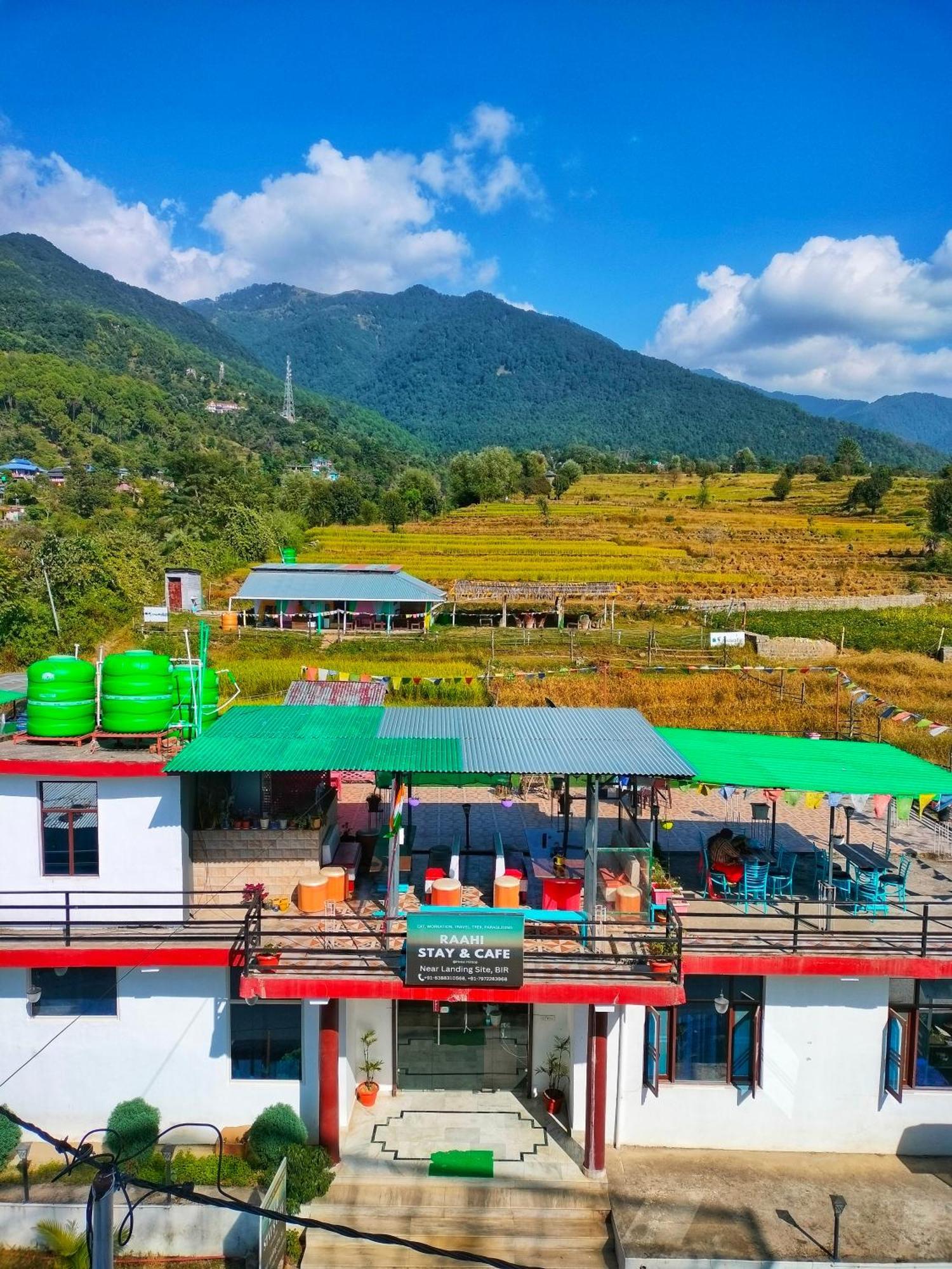 Raahi Stay, Landing Site Bir - Stay & Cafe Buitenkant foto