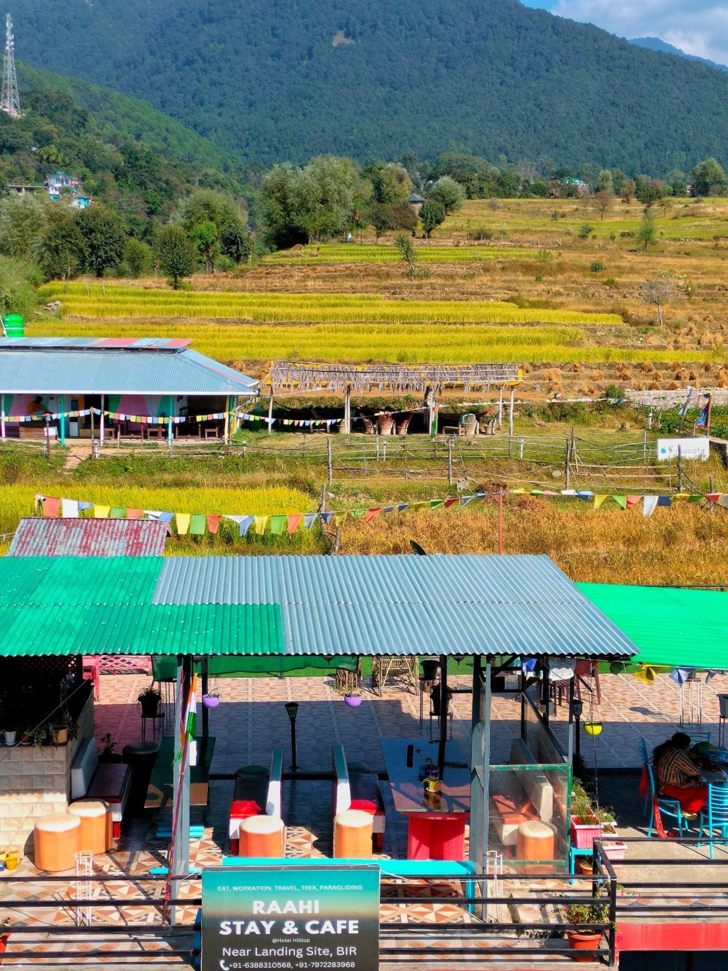 Raahi Stay, Landing Site Bir - Stay & Cafe Buitenkant foto